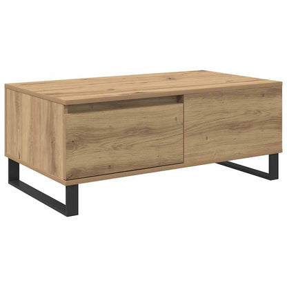 vidaXL Coffee Table Artisan Oak 90 x 50 x 36.5 cm Engineered Wood