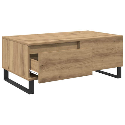vidaXL Coffee Table Artisan Oak 90 x 50 x 36.5 cm Engineered Wood