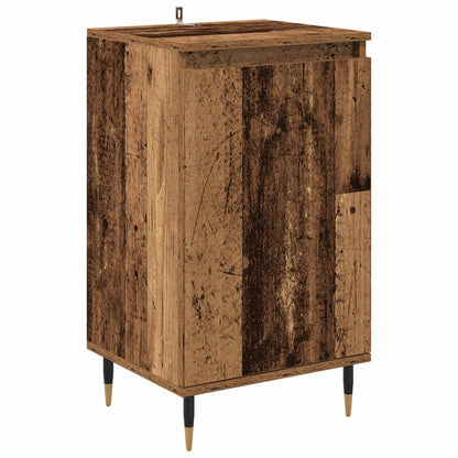 vidaXL Sideboard 2 pcs Old Wood 40 x 35 x 70 cm