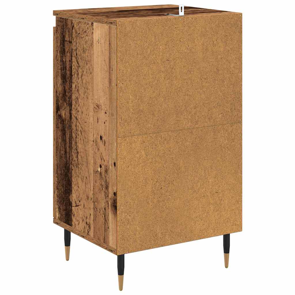 vidaXL Sideboard 2 pcs Old Wood 40 x 35 x 70 cm