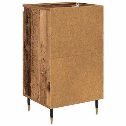 vidaXL Sideboard 2 pcs Old Wood 40 x 35 x 70 cm