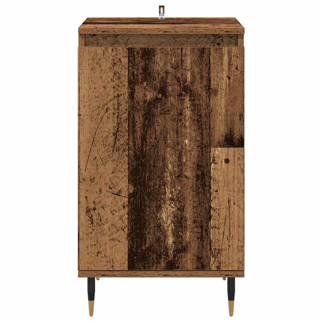 vidaXL Sideboard 2 pcs Old Wood 40 x 35 x 70 cm