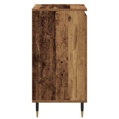 vidaXL Sideboard 2 pcs Old Wood 40 x 35 x 70 cm
