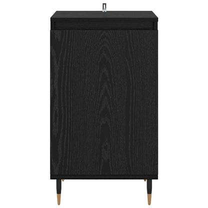 vidaXL Sideboard 2 pcs Black Oak 40 x 35 x 70 cm
