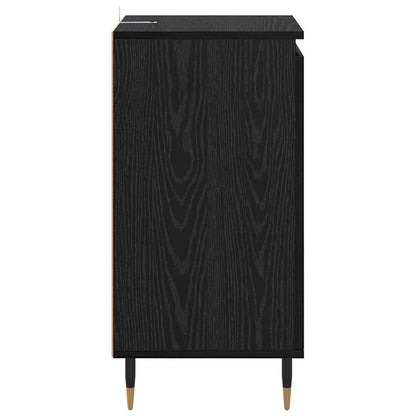 vidaXL Sideboard 2 pcs Black Oak 40 x 35 x 70 cm