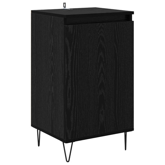 vidaXL Sideboard Black Oak 40 x 35 x 70 cm Engineered Wood