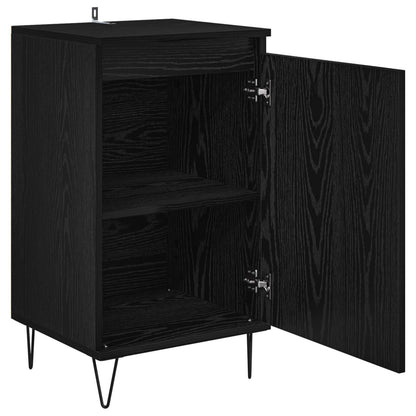 vidaXL Sideboard Black Oak 40 x 35 x 70 cm Engineered Wood