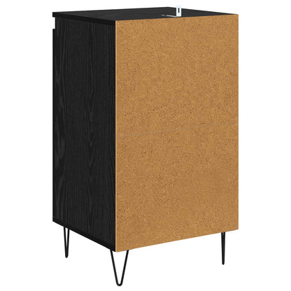 vidaXL Sideboard Black Oak 40 x 35 x 70 cm Engineered Wood