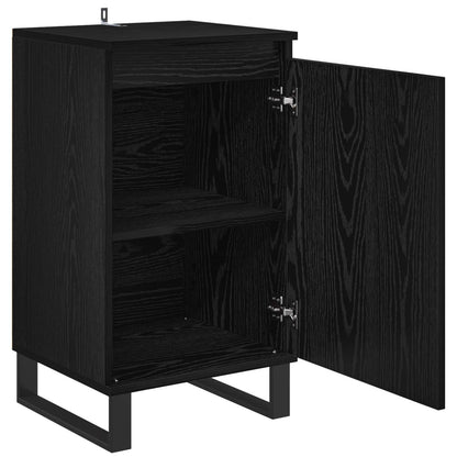 vidaXL Sideboard Black Oak 40 x 35 x 70 cm Engineered Wood