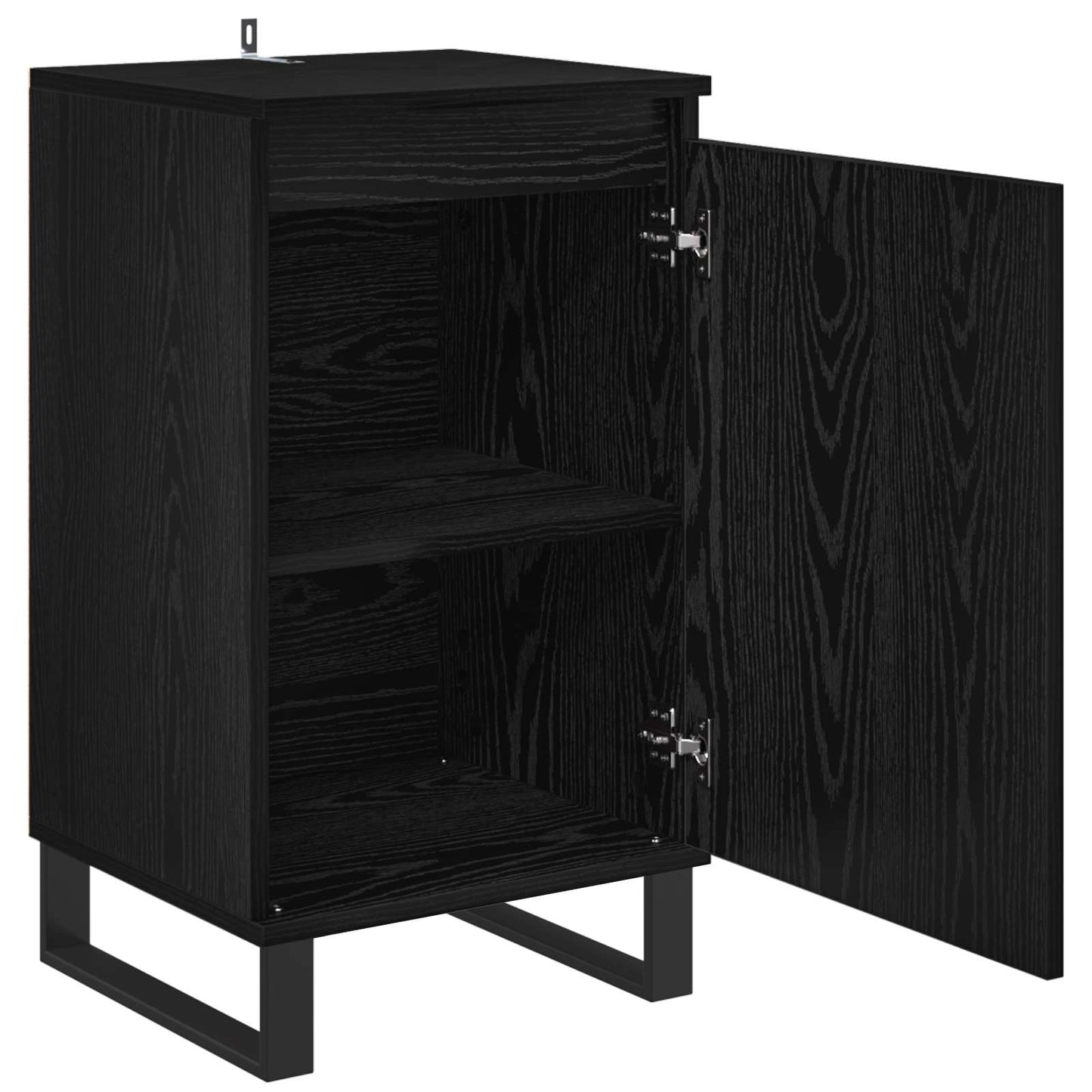 vidaXL Sideboard Black Oak 40 x 35 x 70 cm Engineered Wood