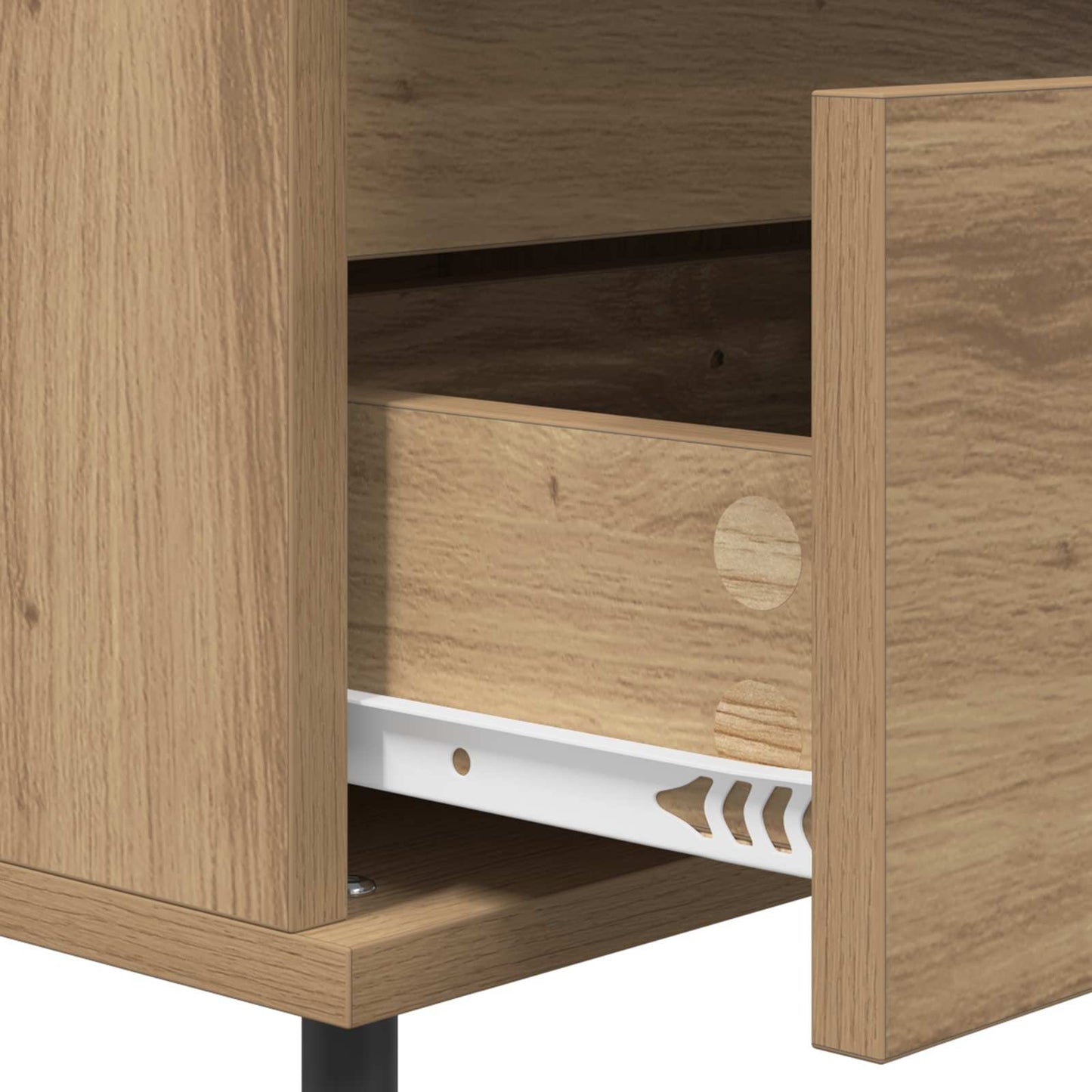 vidaXL Sideboard Artisan oak 35 x 40 x 70 cm Engineered Wood