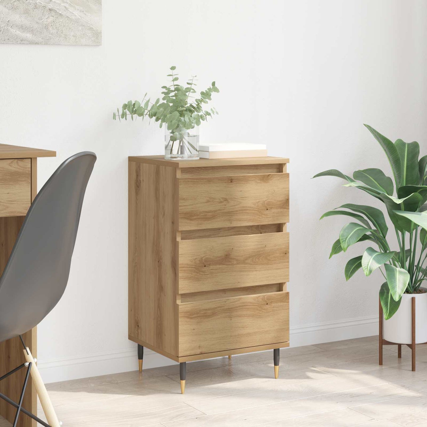 vidaXL Sideboard Artisan oak 35 x 40 x 70 cm Engineered Wood