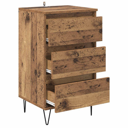 vidaXL Sideboard Old Wood 40 x 35 x 70 cm Engineered Wood and Iron