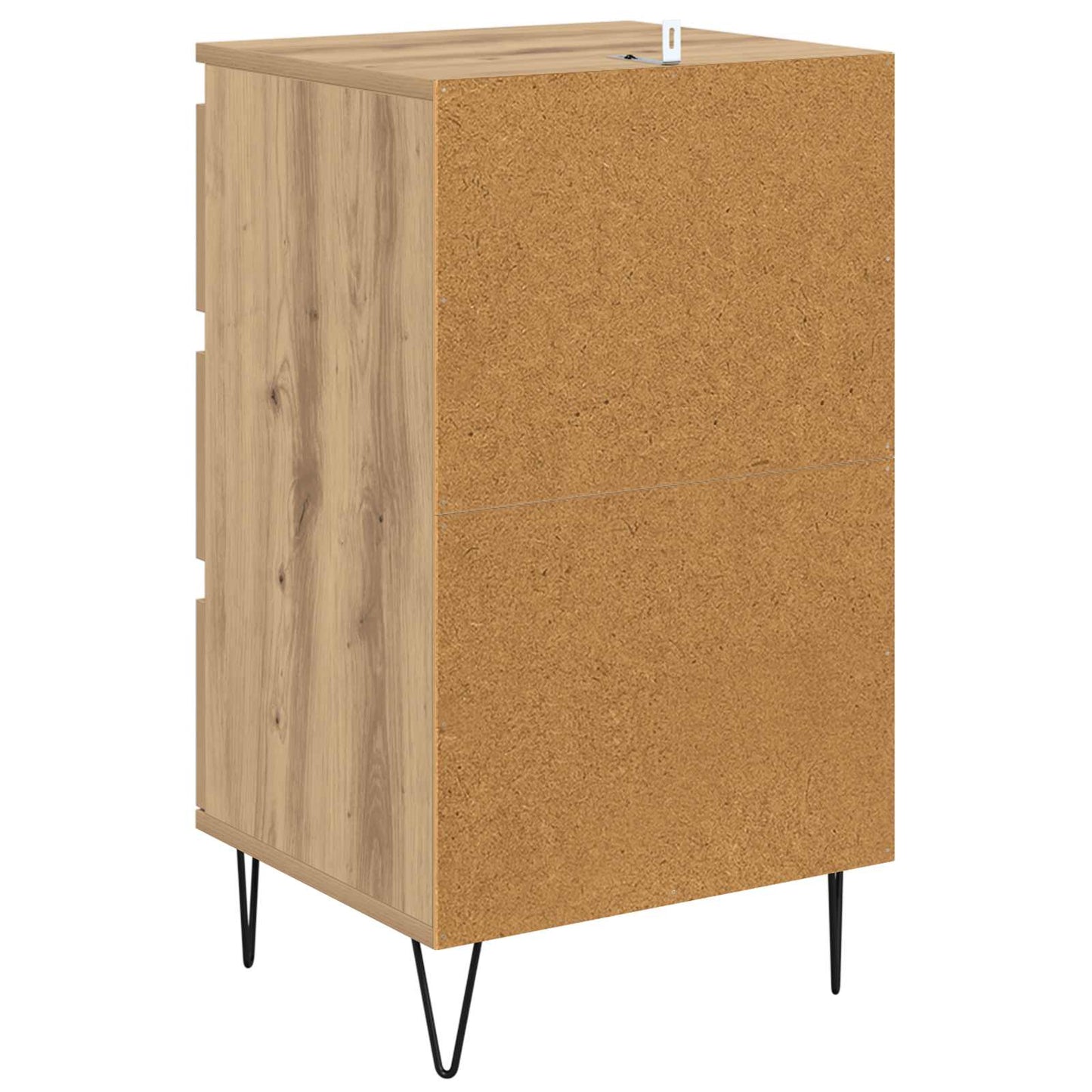 vidaXL Sideboard Artisan Oak 40 x 35 x 70 cm Engineered Wood and Iron