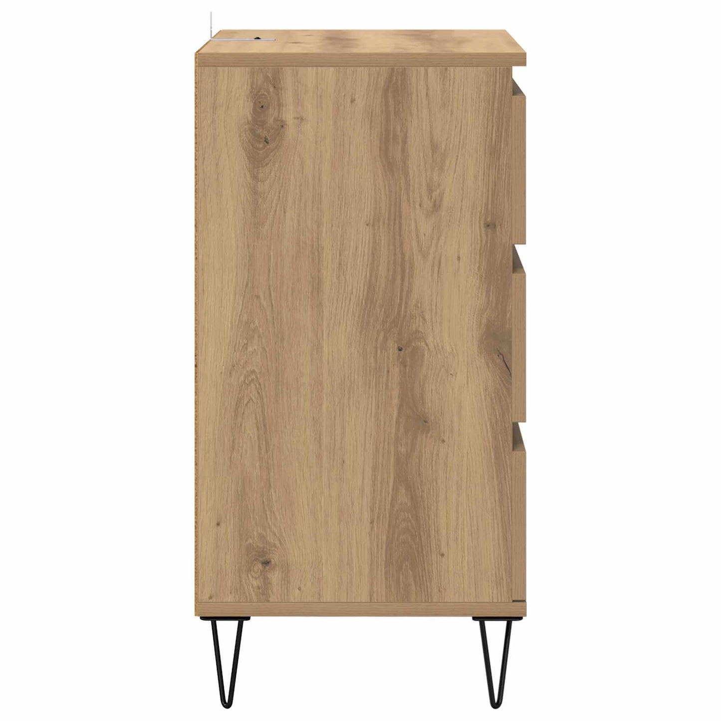 vidaXL Sideboard Artisan Oak 40 x 35 x 70 cm Engineered Wood and Iron