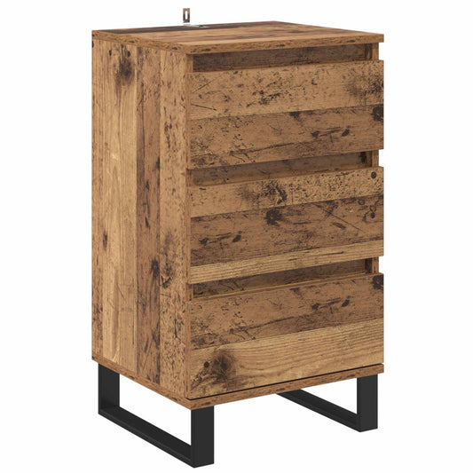 vidaXL Sideboard Old wood Engineered Wood