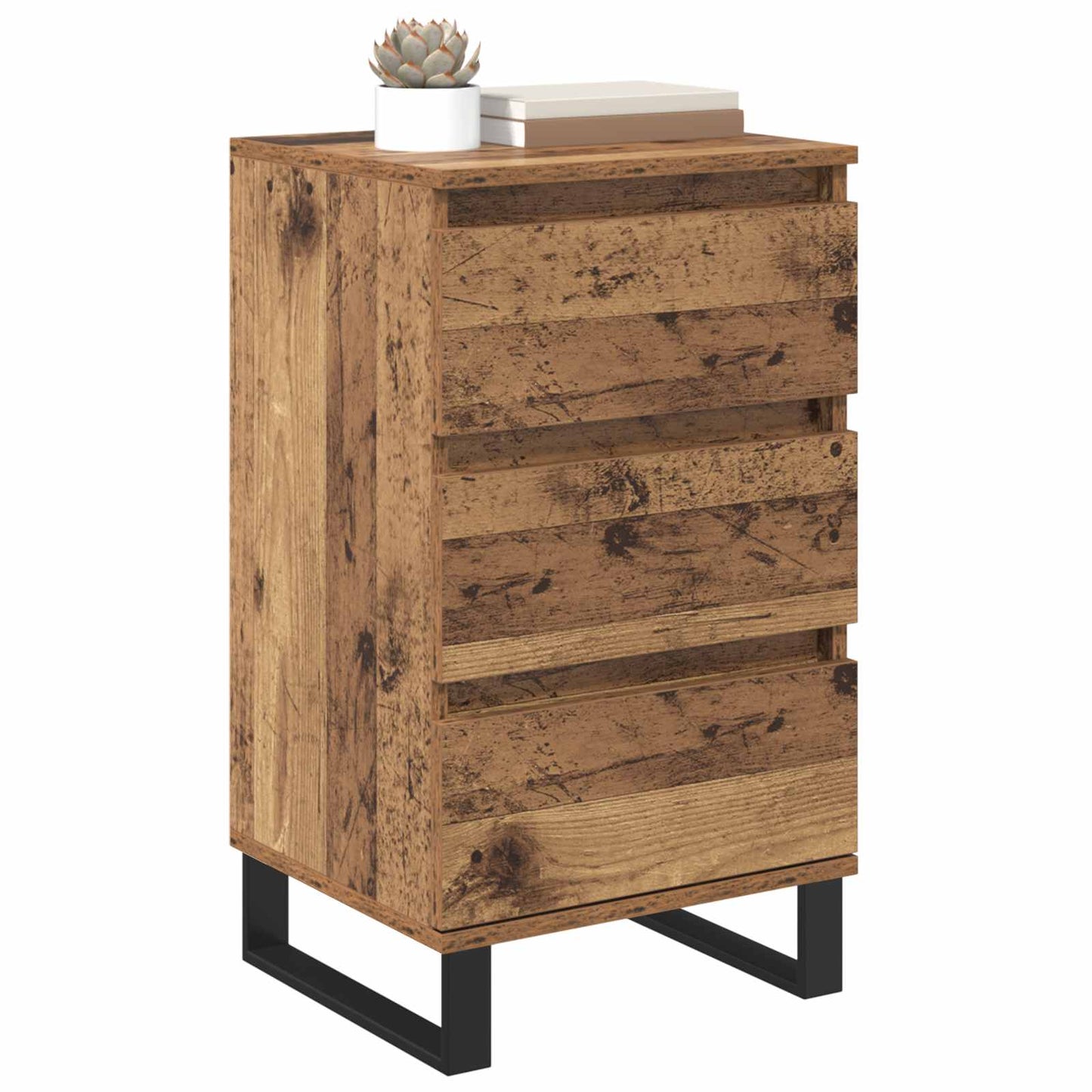 vidaXL Sideboard Old wood Engineered Wood