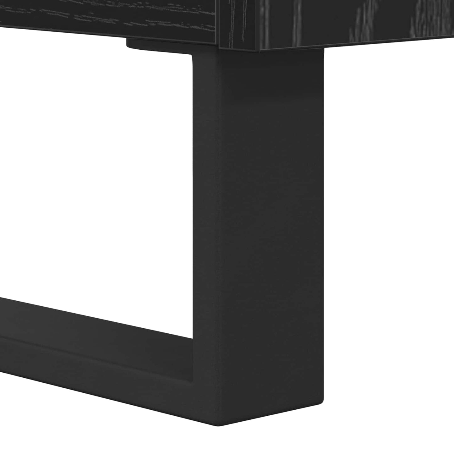 vidaXL Sideboard Black oak Engineered Wood