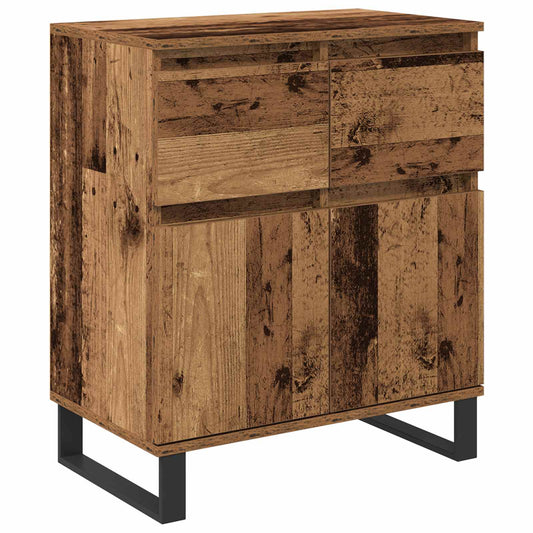 vidaXL Sideboard Old Wood 60 x 35 x 70 cm Engineered Wood and Iron