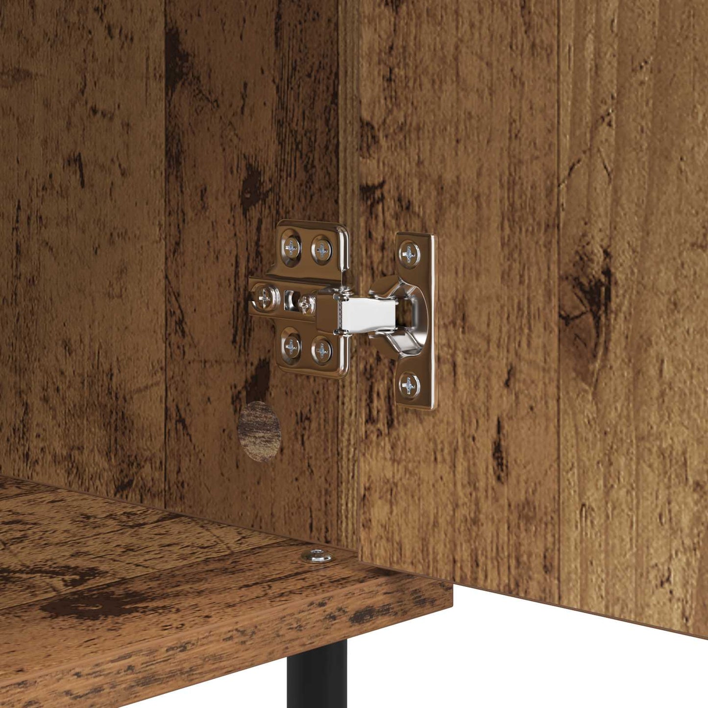 vidaXL Sideboard Old Wood 40 x 35 x 70 cm Engineered Wood and Iron