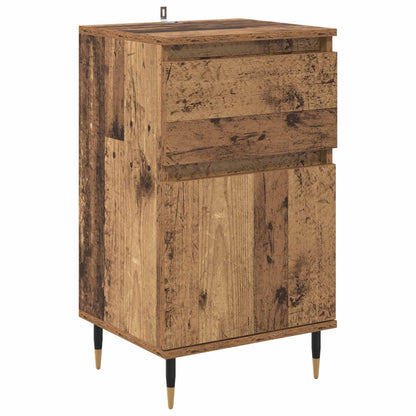 vidaXL Sideboard Old Wood 40 x 35 x 70 cm Engineered Wood and Iron