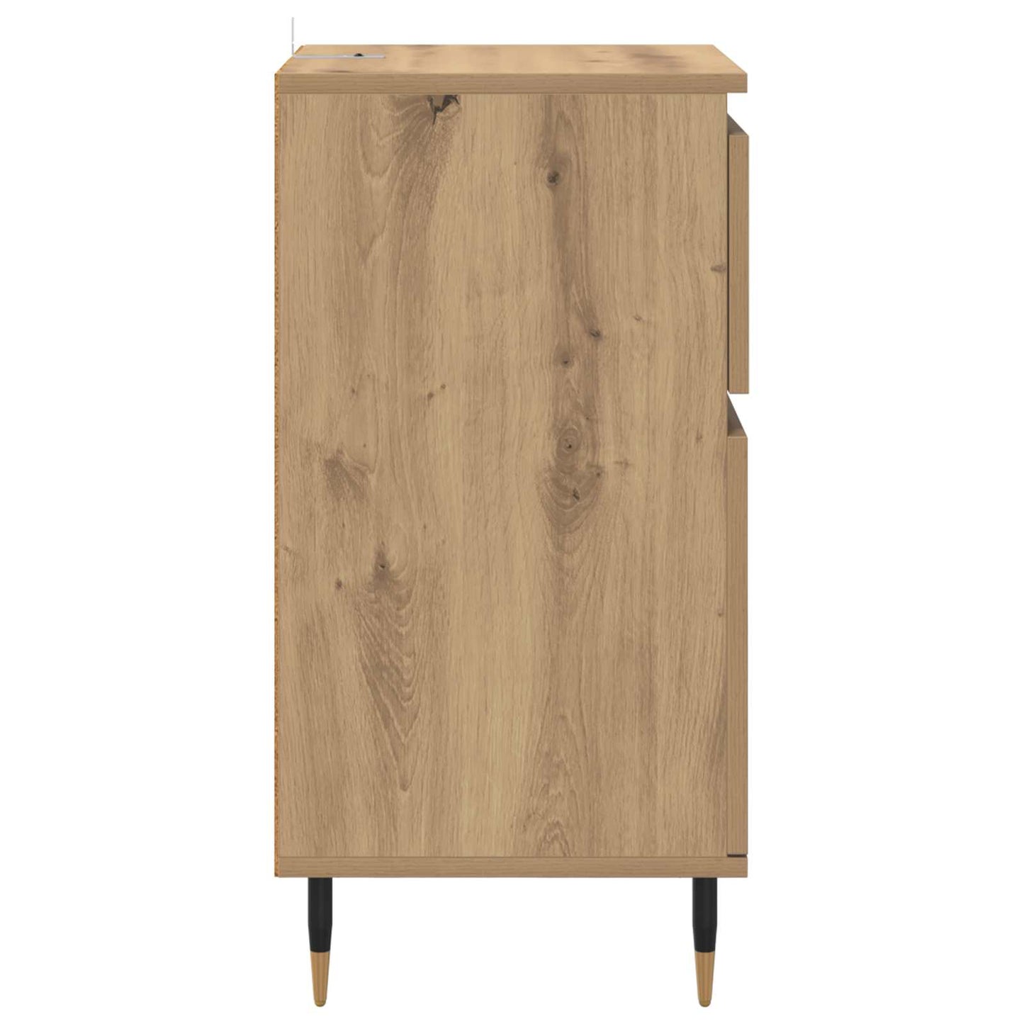 vidaXL Sideboard Artisan Oak 40 x 35 x 70 cm Engineered Wood and Iron