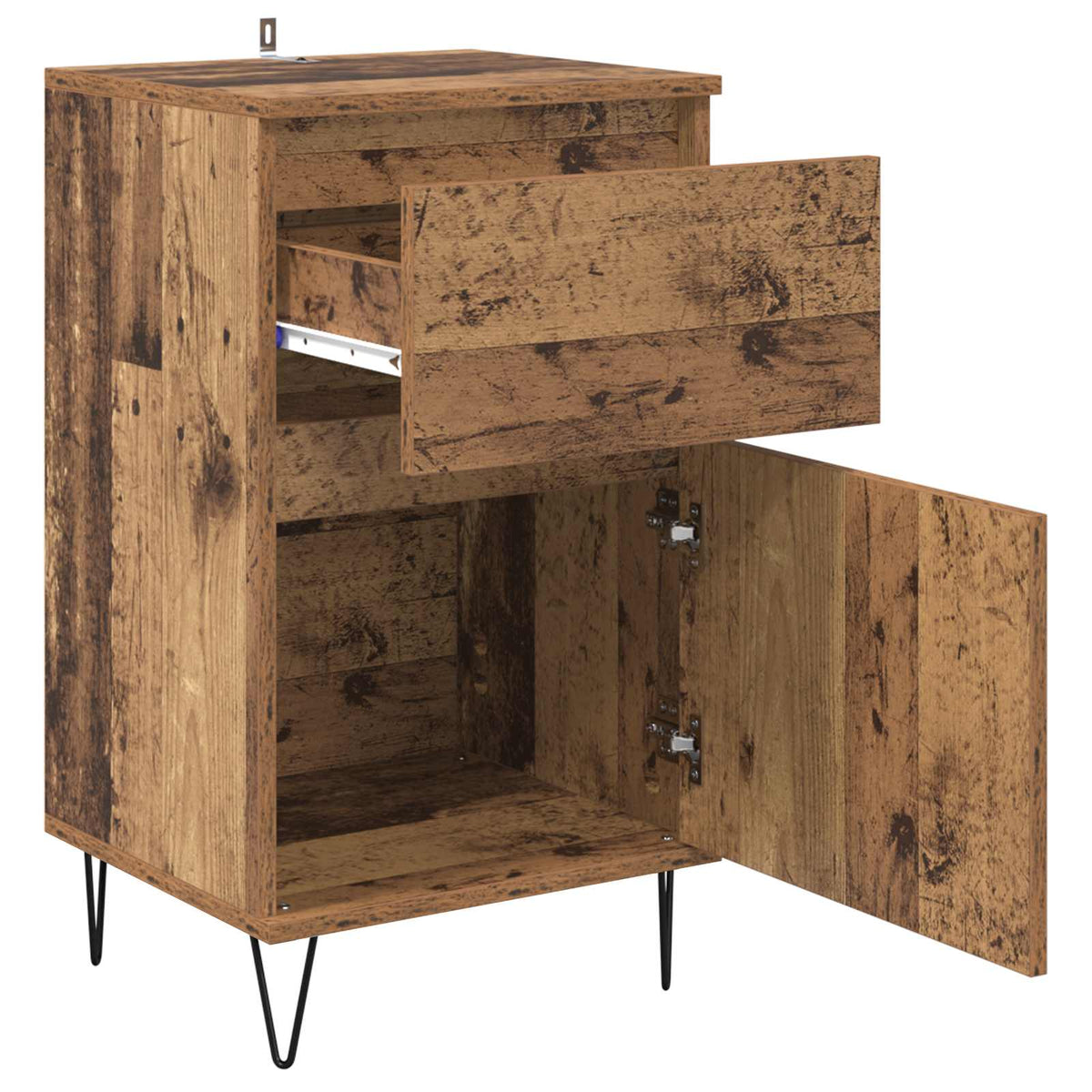 vidaXL Sideboard Old wood 35 x 40 x 70 cm Engineered Wood