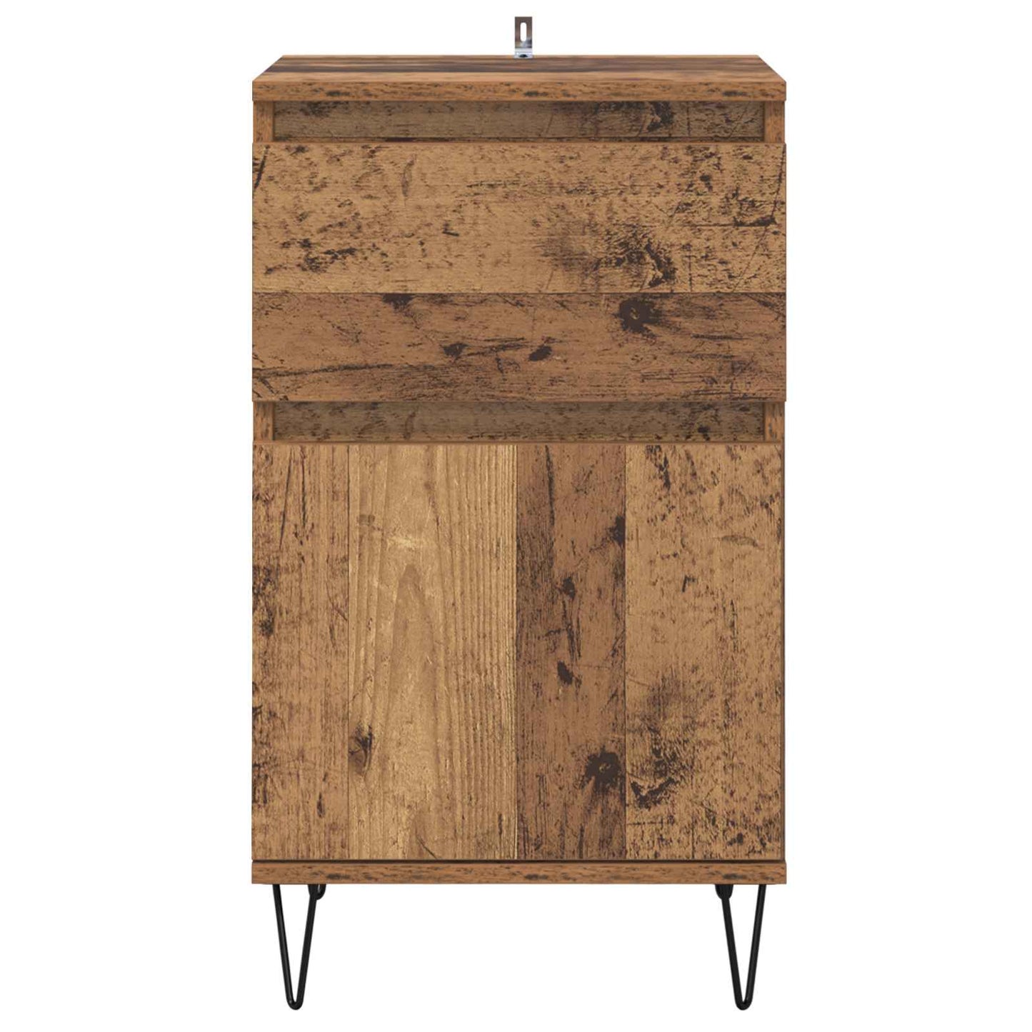 vidaXL Sideboard with Drawer Old wood 35 x 40 x 70 cm Engineered wood