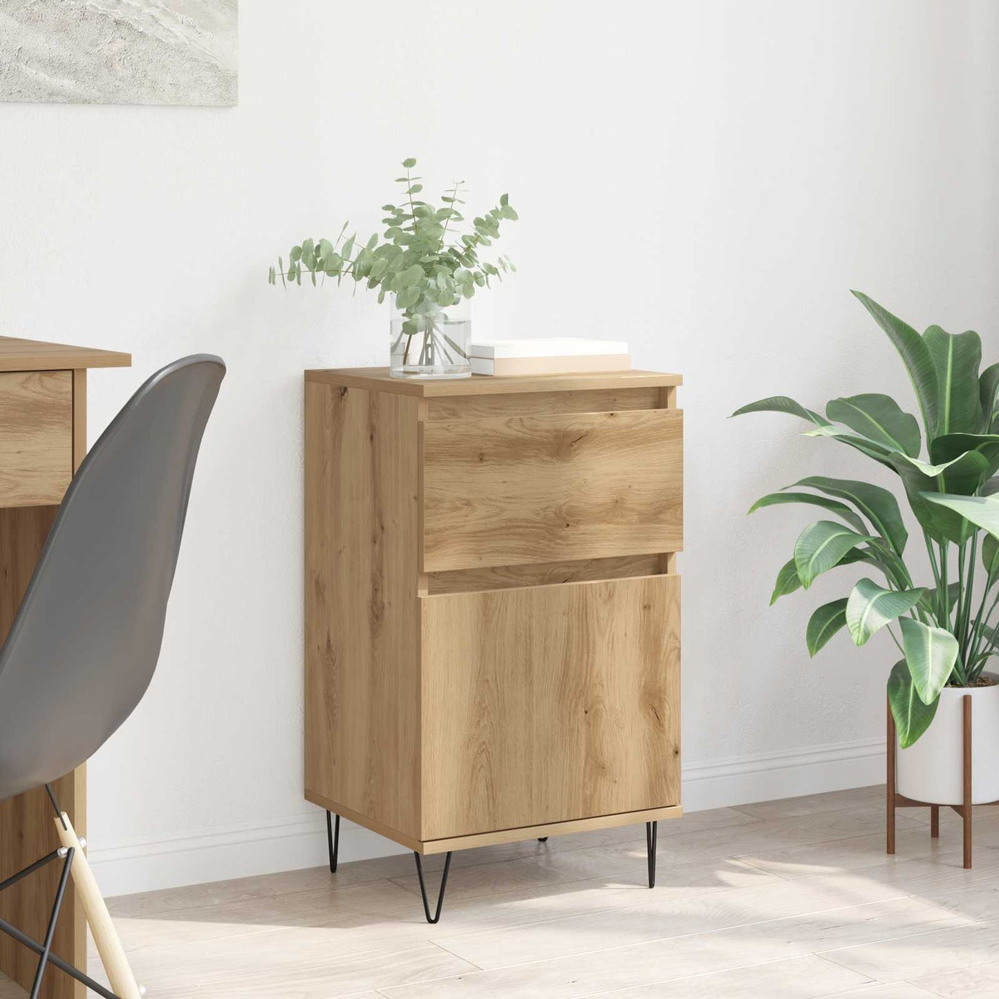 vidaXL Sideboard Artisan oak 35 x 40 x 70 cm Engineered Wood