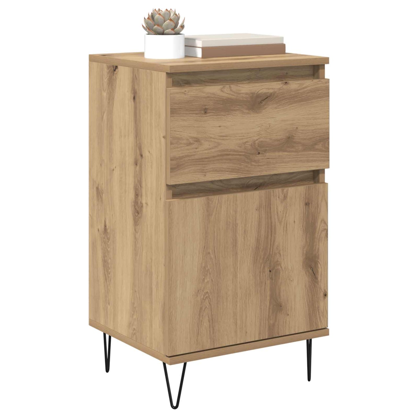 vidaXL Sideboard Artisan oak 35 x 40 x 70 cm Engineered Wood