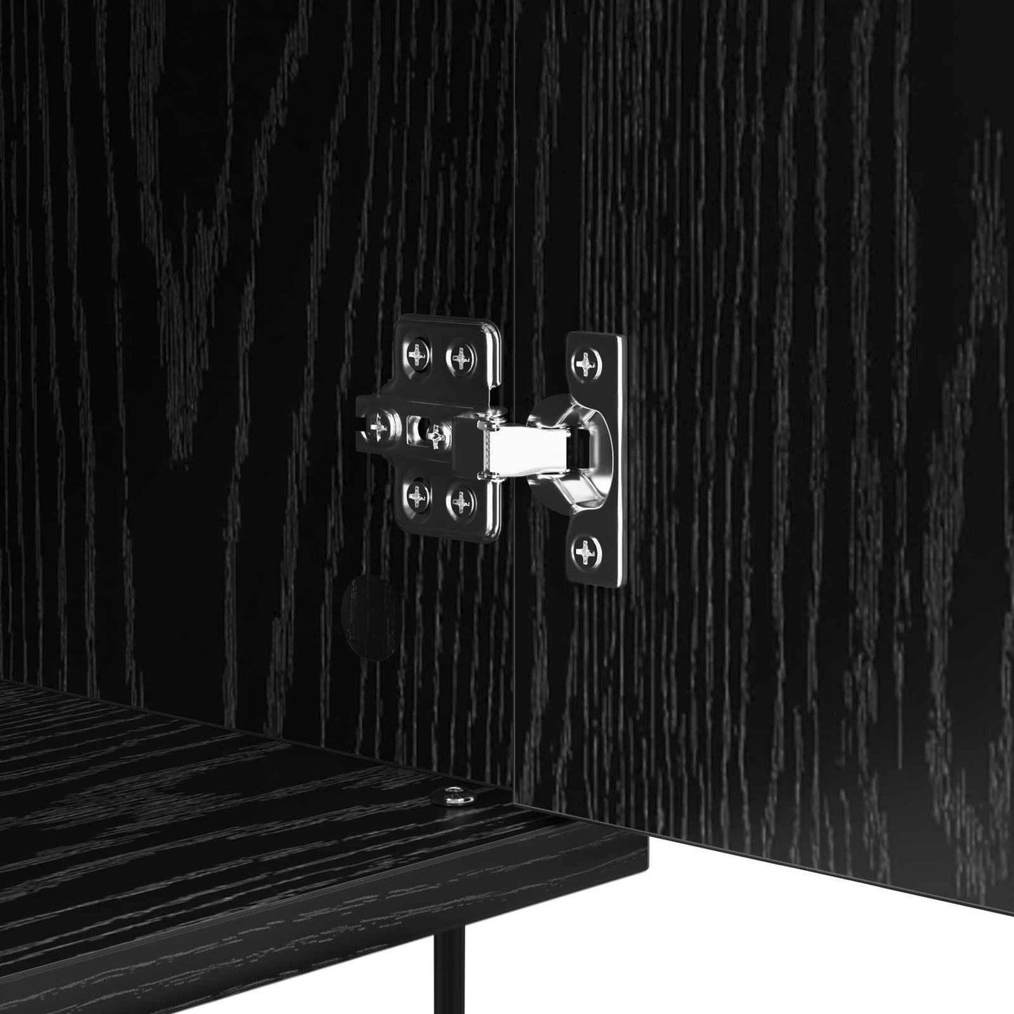 vidaXL Sideboard Black oak 35 x 40 x 70 cm Engineered Wood