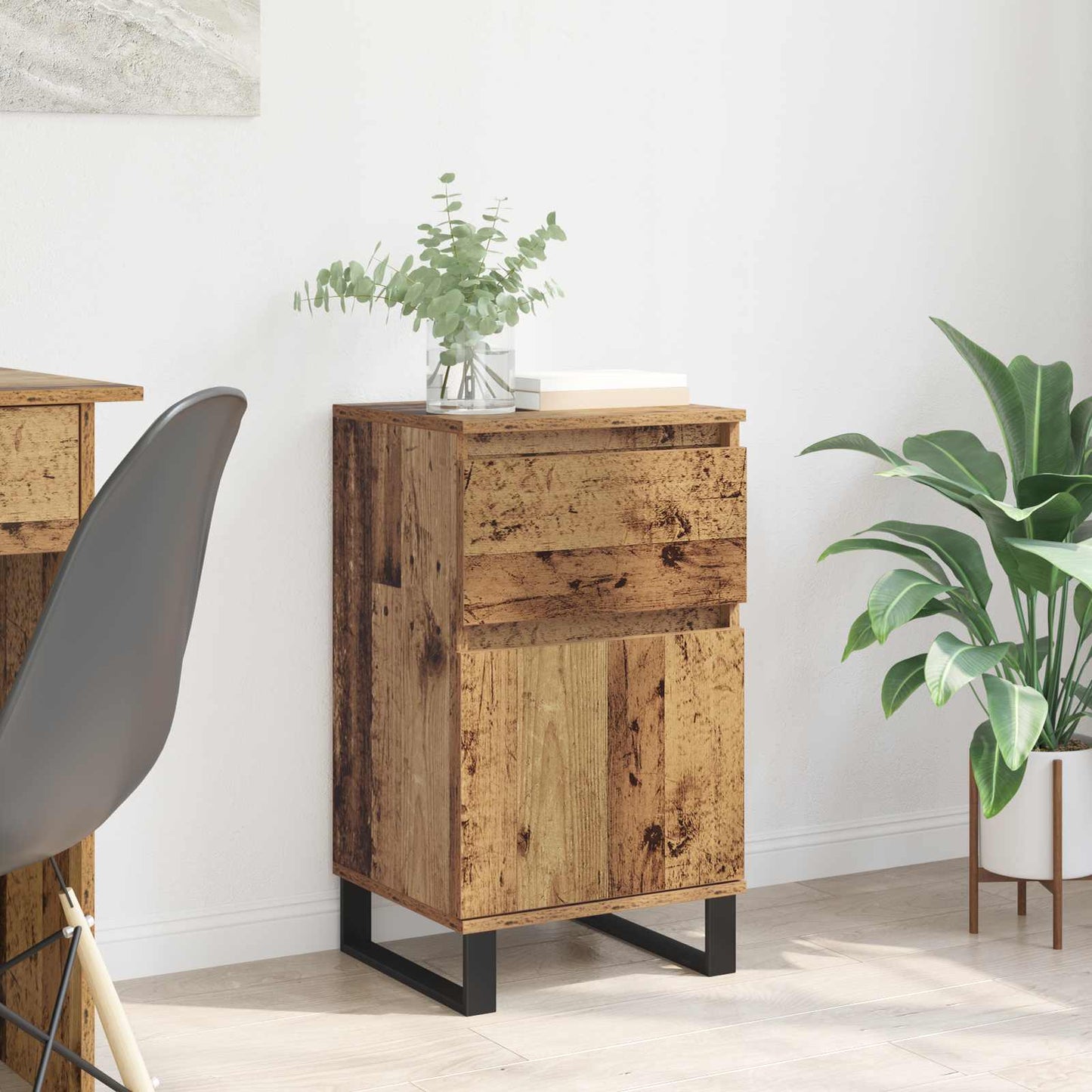 vidaXL Sideboard Old wood 35 x 40 x 70 cm Engineered Wood