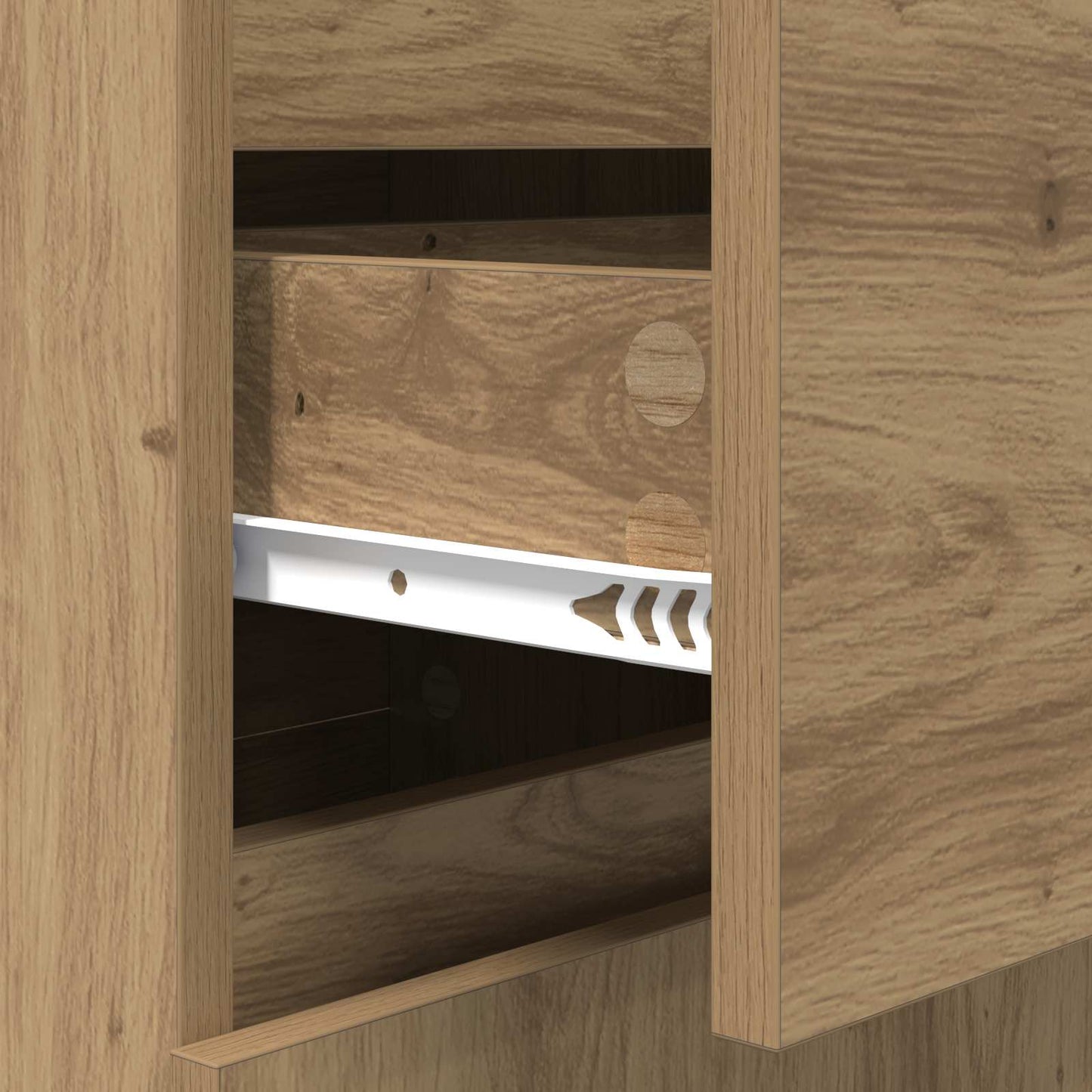 vidaXL Sideboard Artisan oak 35 x 40 x 70 cm Engineered Wood