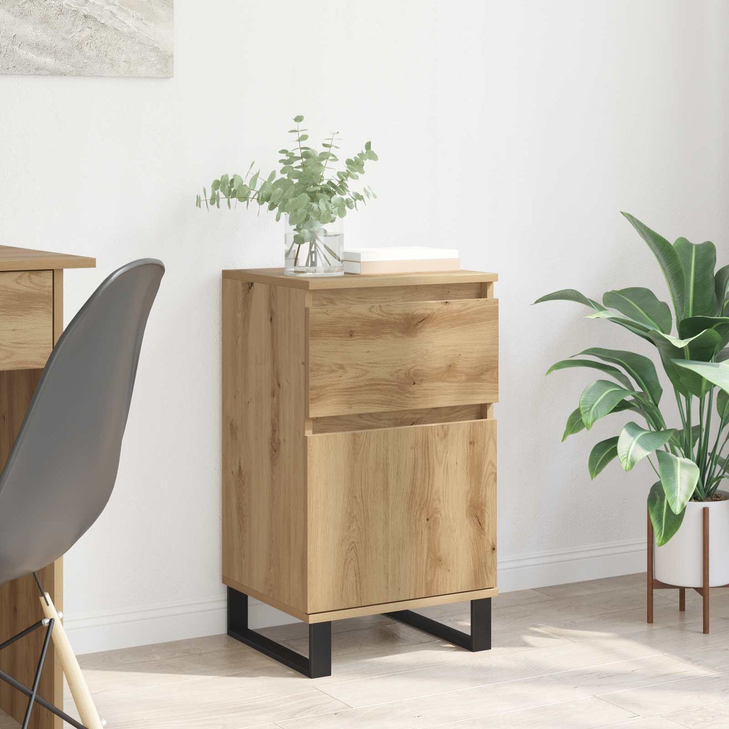 vidaXL Sideboard Artisan oak 35 x 40 x 70 cm Engineered Wood