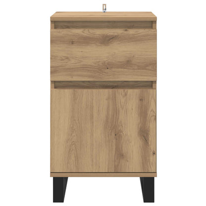 vidaXL Sideboard Artisan oak 35 x 40 x 70 cm Engineered Wood