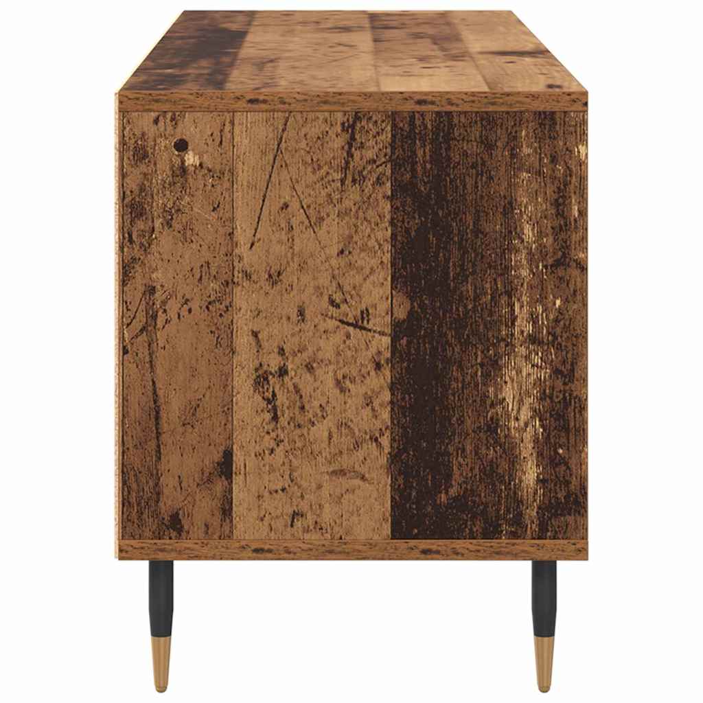 vidaXL TV Cabinet with Drawer Old Wood 100 x 34.5 x 44.5 cm