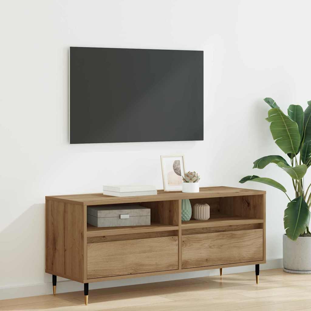 vidaXL TV Cabinet 100 x 34.5 x 44.5 cm Artisan Oak