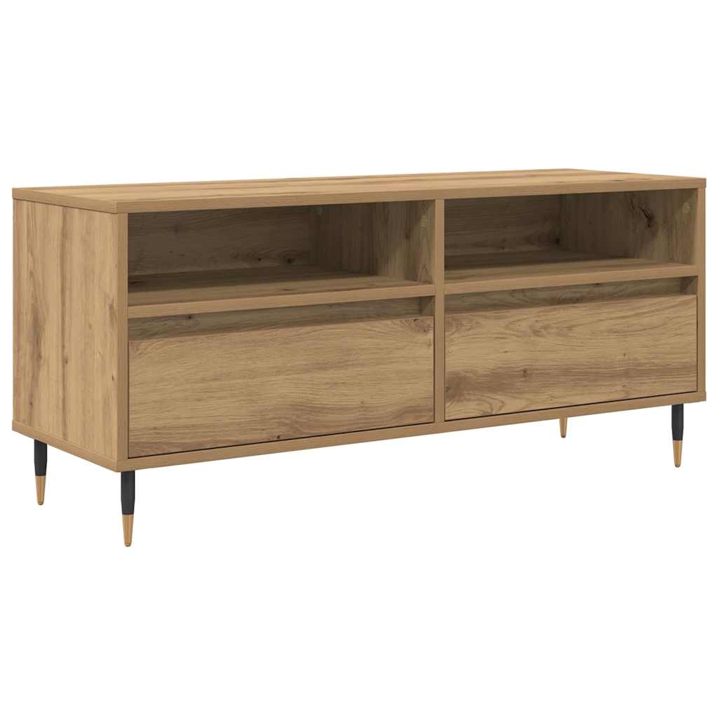 vidaXL TV Cabinet 100 x 34.5 x 44.5 cm Artisan Oak