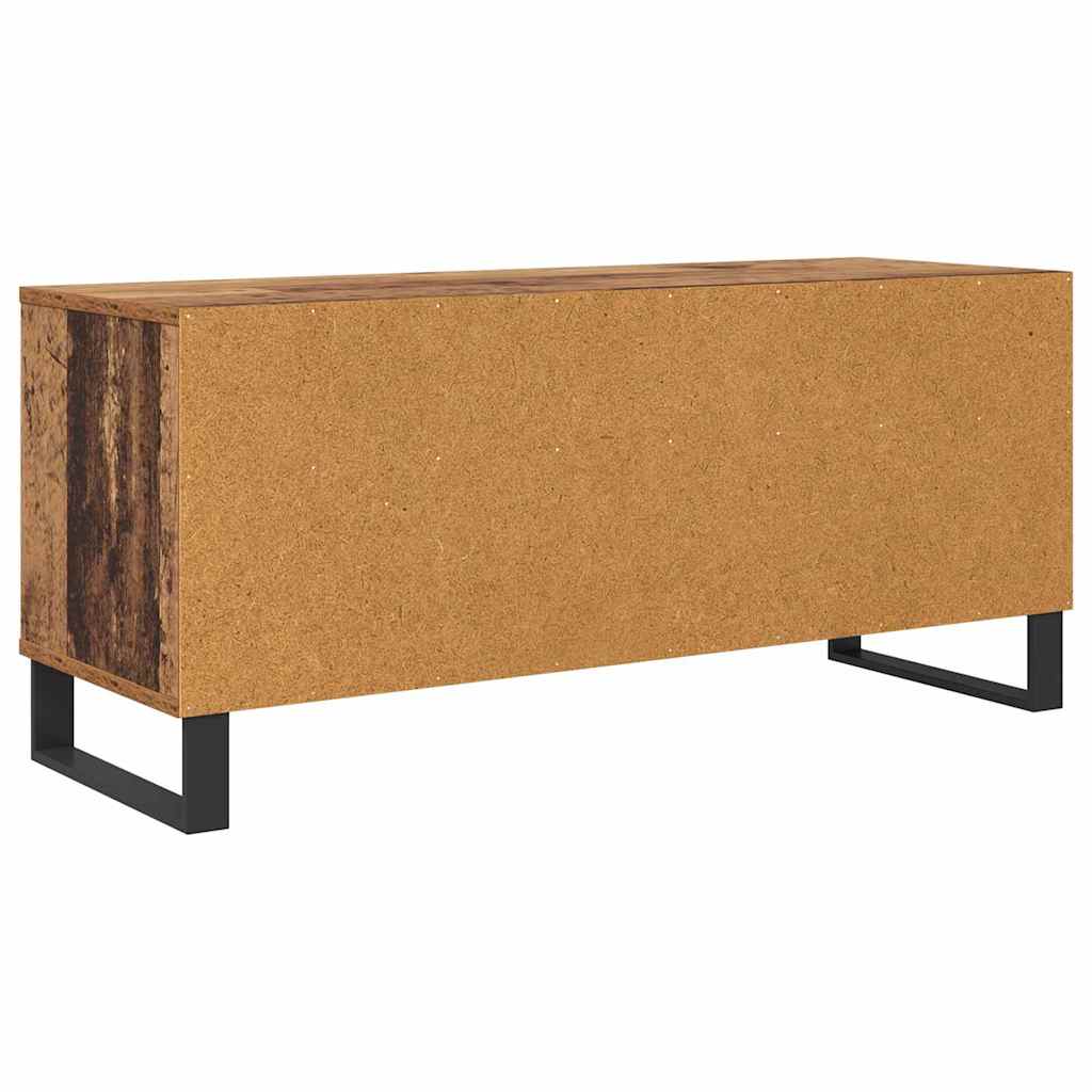 vidaXL TV Cabinet with Drawer Old Wood 100 x 34.5 x 44.5 cm