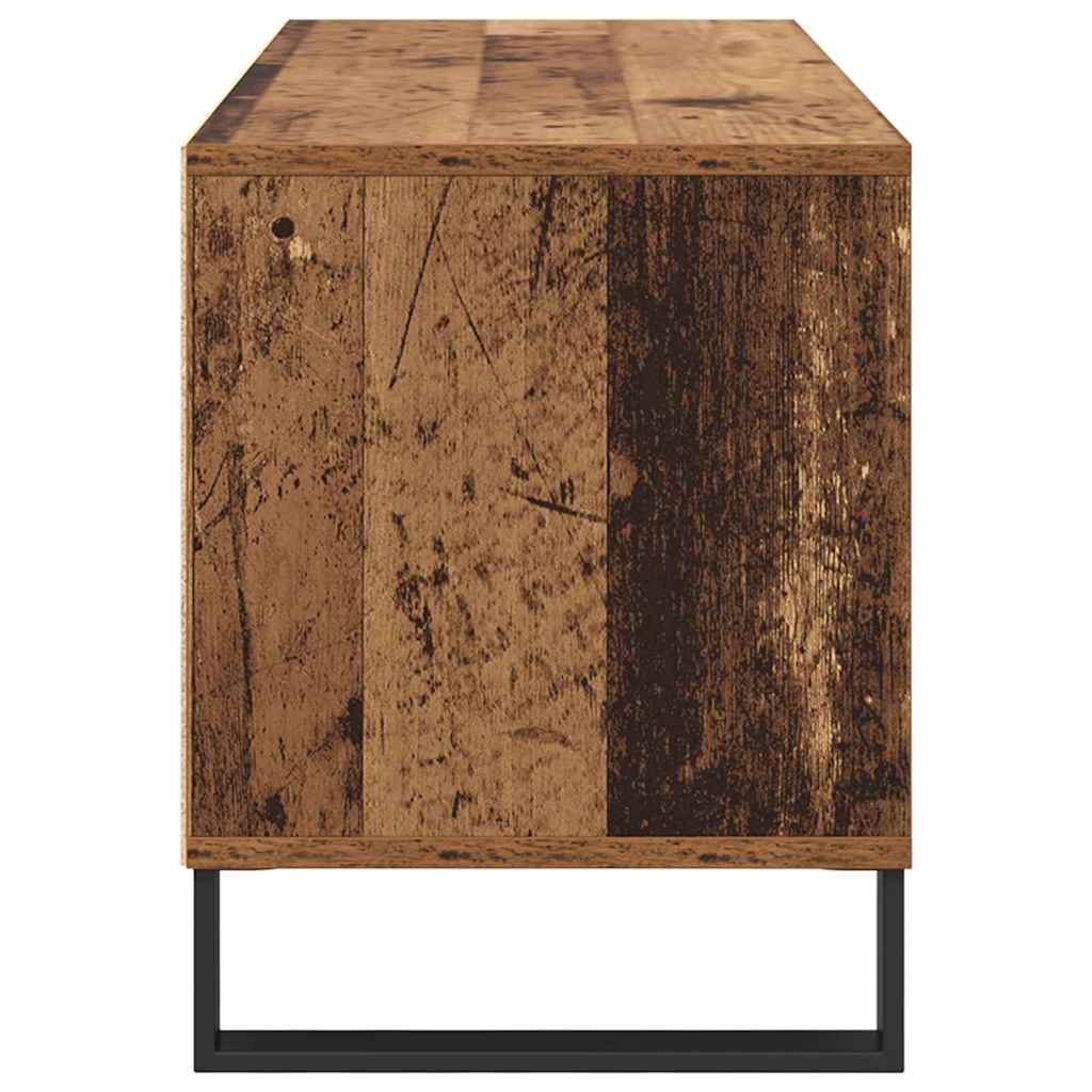 vidaXL TV Cabinet with Drawer Old Wood 100 x 34.5 x 44.5 cm