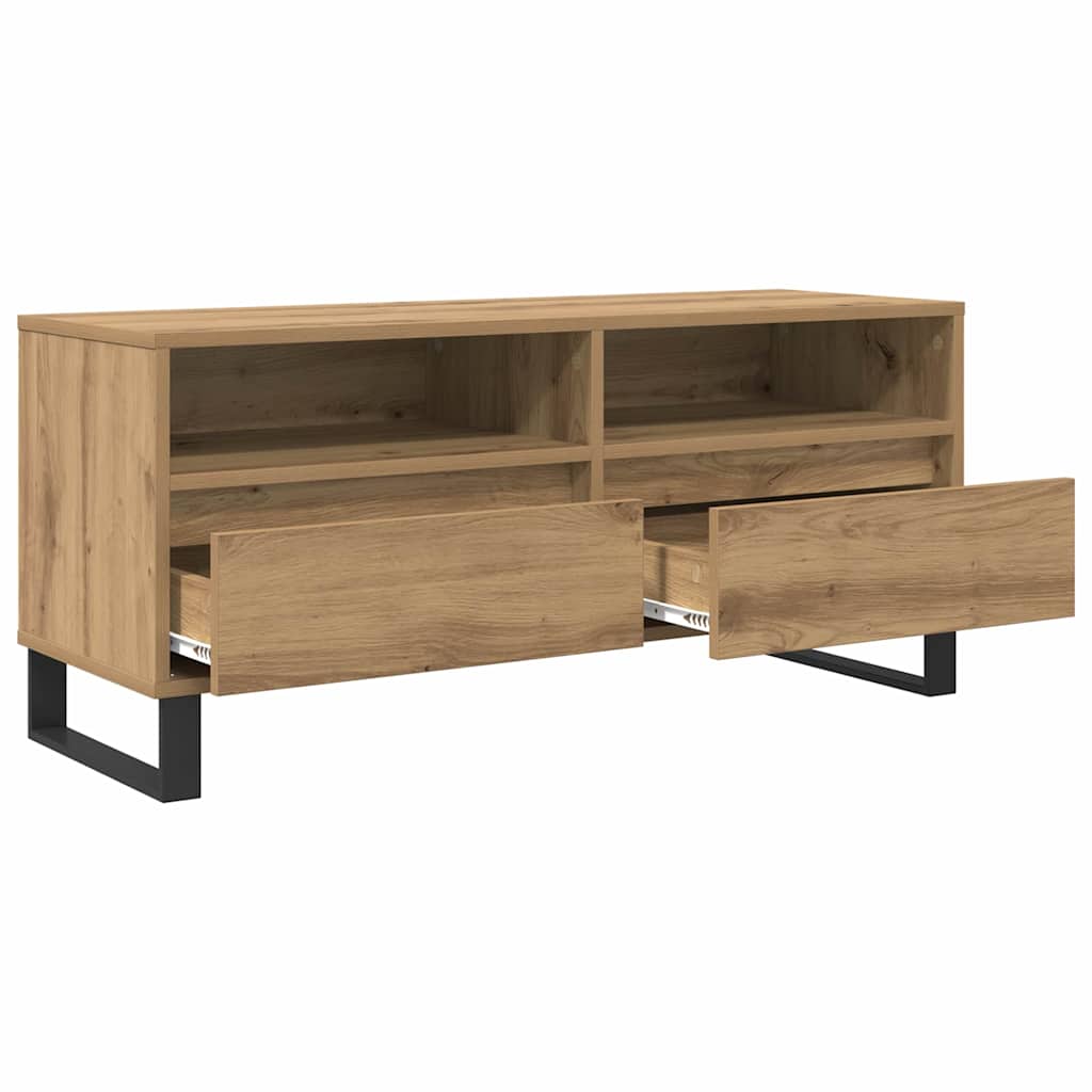 vidaXL TV Cabinet 100 x 34.5 x 44.5 cm Artisan Oak