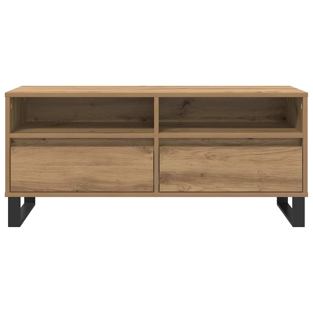 vidaXL TV Cabinet 100 x 34.5 x 44.5 cm Artisan Oak