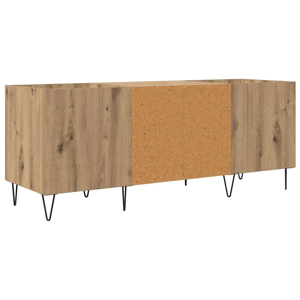 vidaXL Record Cabinet Artisan Oak 121 x 38 x 48 cm