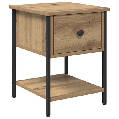 vidaXL Bedside Table 2 pcs Artisan Oak 34 x 35.5 x 45 cm