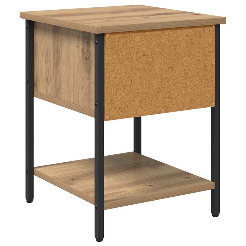 vidaXL Bedside Table 2 pcs Artisan Oak 34 x 35.5 x 45 cm
