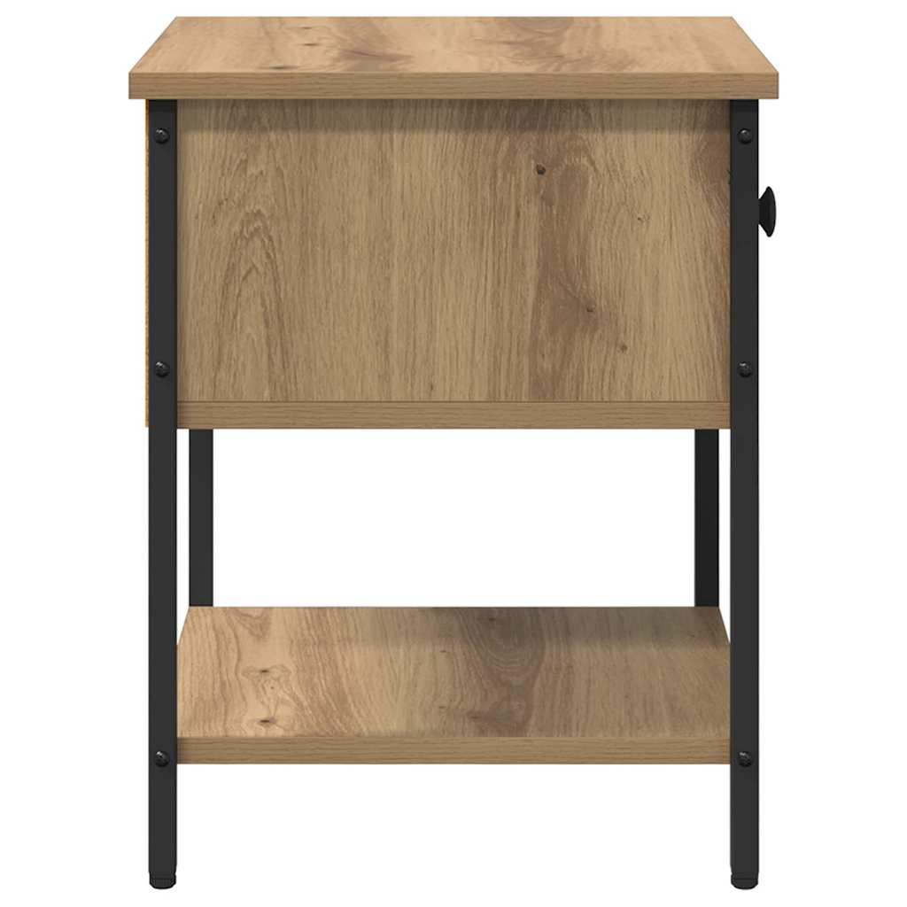 vidaXL Bedside Table 2 pcs Artisan Oak 34 x 35.5 x 45 cm