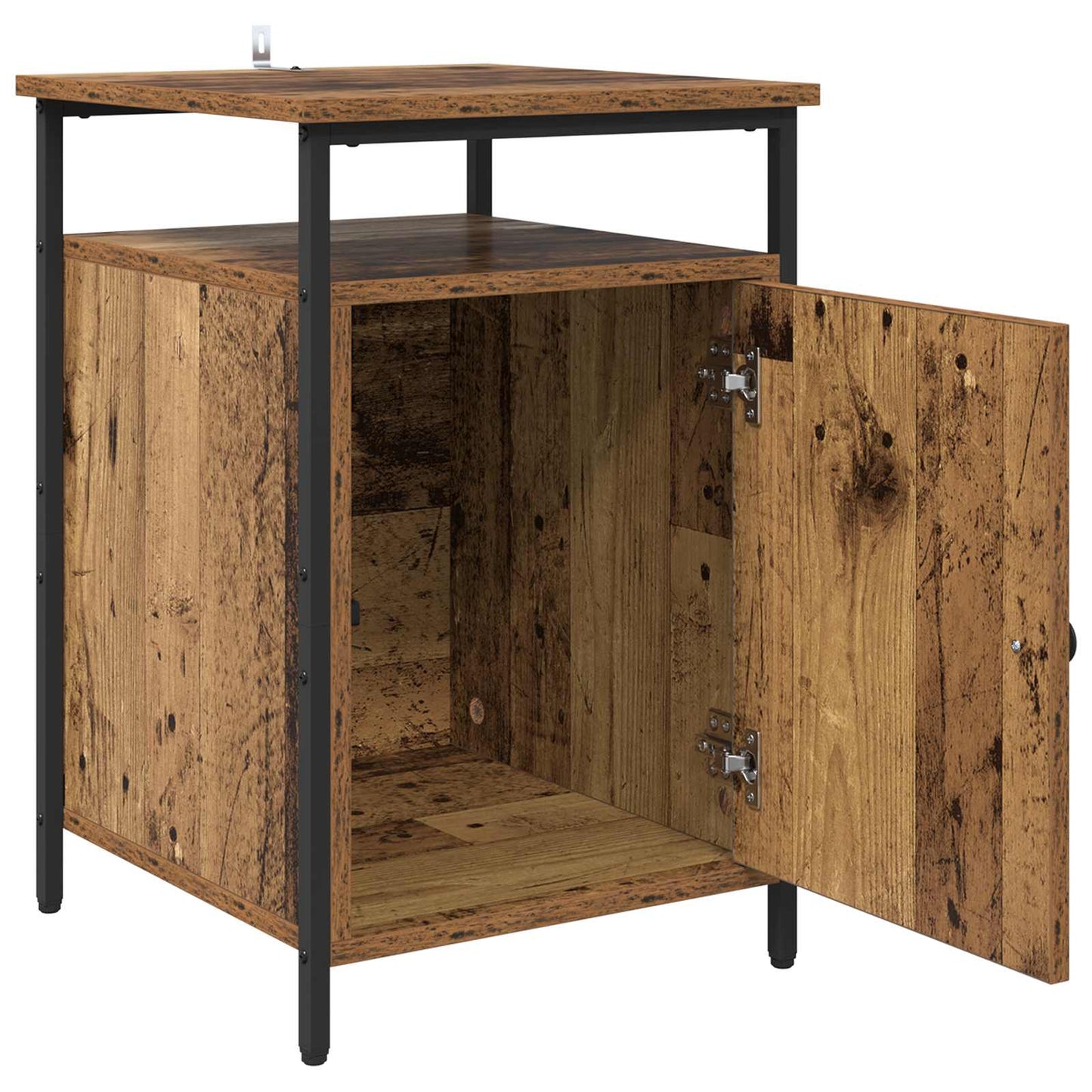 vidaXL Bedside Cabinet 2 pcs Old Wood 40 x 42 x 60cm Engineered Wood