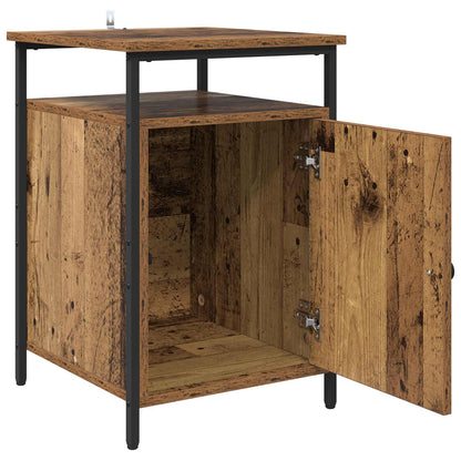 vidaXL Bedside Cabinet 2 pcs Old Wood 40 x 42 x 60cm Engineered Wood