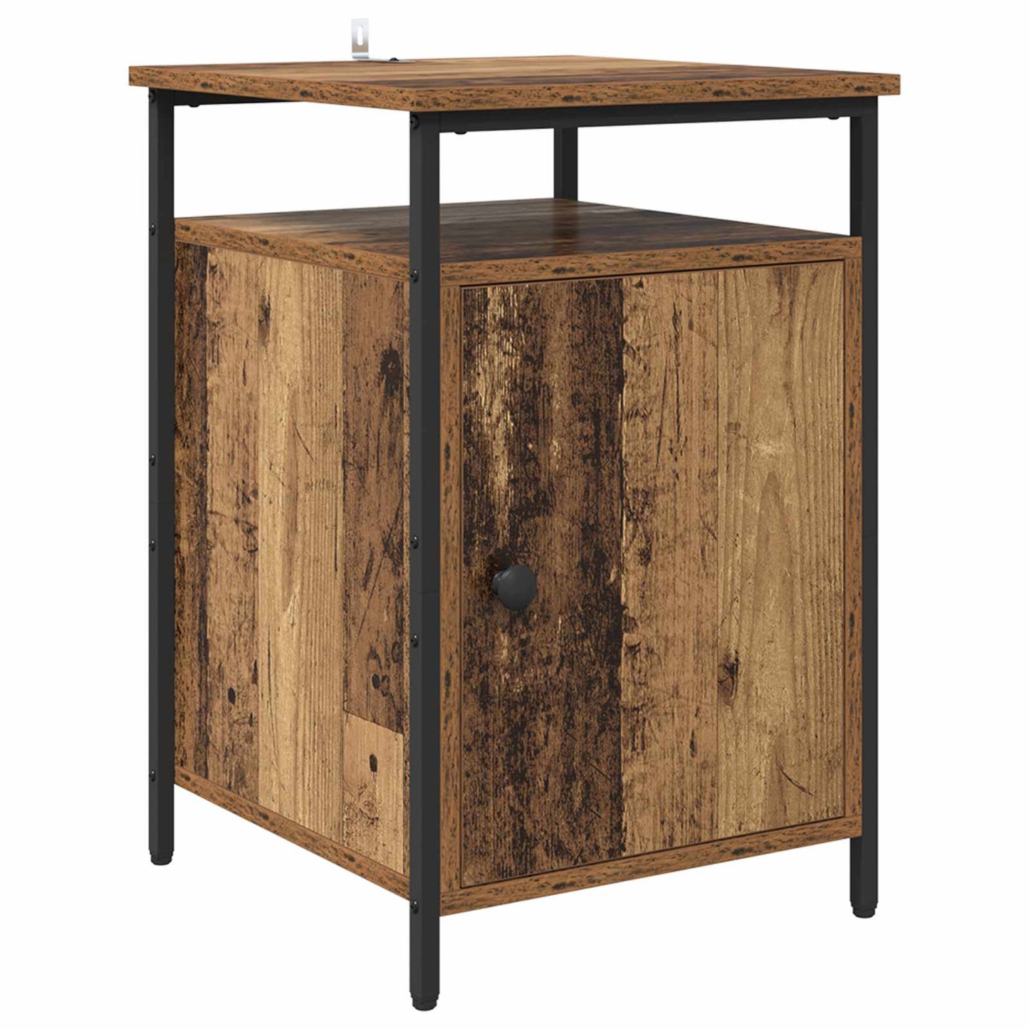 vidaXL Bedside Cabinet 2 pcs Old Wood 40 x 42 x 60cm Engineered Wood