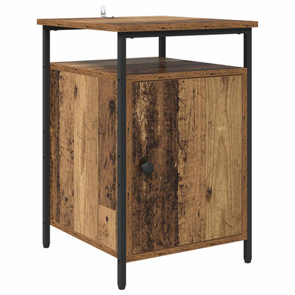 vidaXL Bedside Cabinet 2 pcs Old Wood 40 x 42 x 60cm Engineered Wood